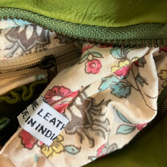 latico NJ USA Soft Leather Green Handbag - Picture 5 of 16